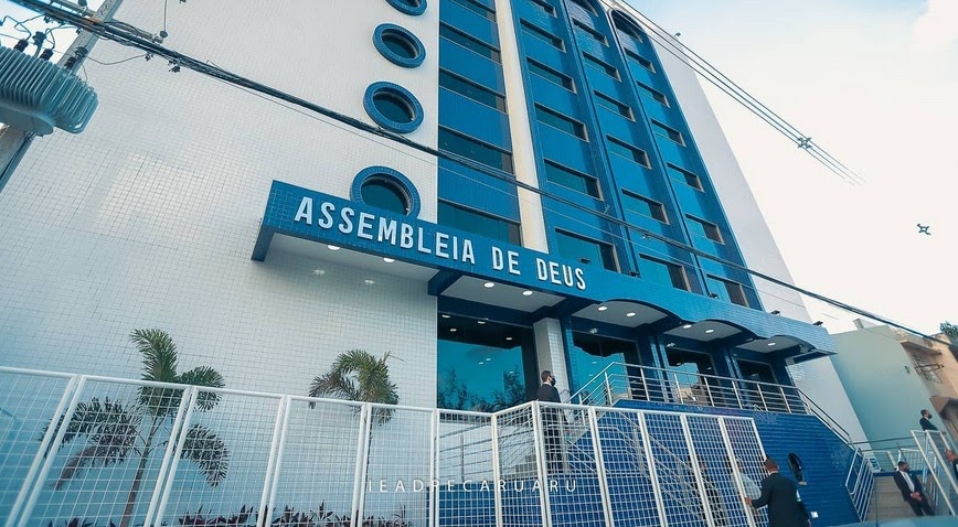 Templo de uma Assembleia de Deus na cidade de Caruaru (PE). Foto: Reprodução Internet